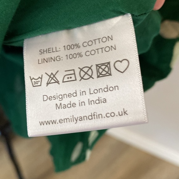 💚 EMILY and FIN POLKA DOT SWING COTTON RETRO PRETTY DRESS - Picture 10 of 10